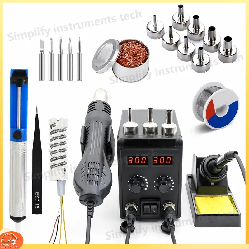 8586D Soldering Station 2 in 1 - 2 In 1 Soldering Rework Station 750W recension och pris